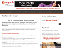 Tablet Screenshot of ecougar.fr